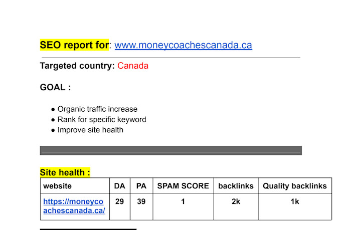 do complete monthly SEO service for organic traffic growth